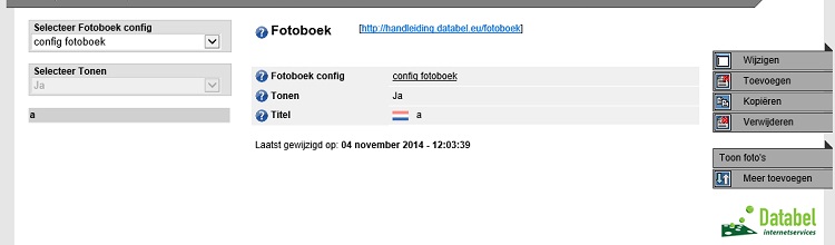 Fotoboek toevoegen
